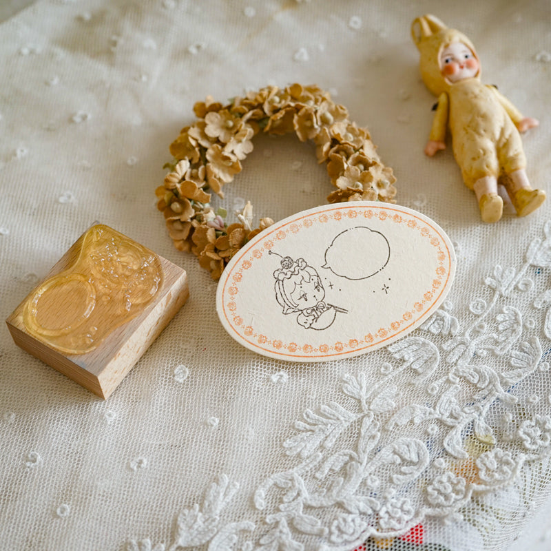 【QLYwork】Wooden stamps of the QLY' Little Lamb &Rabbit(instock)
