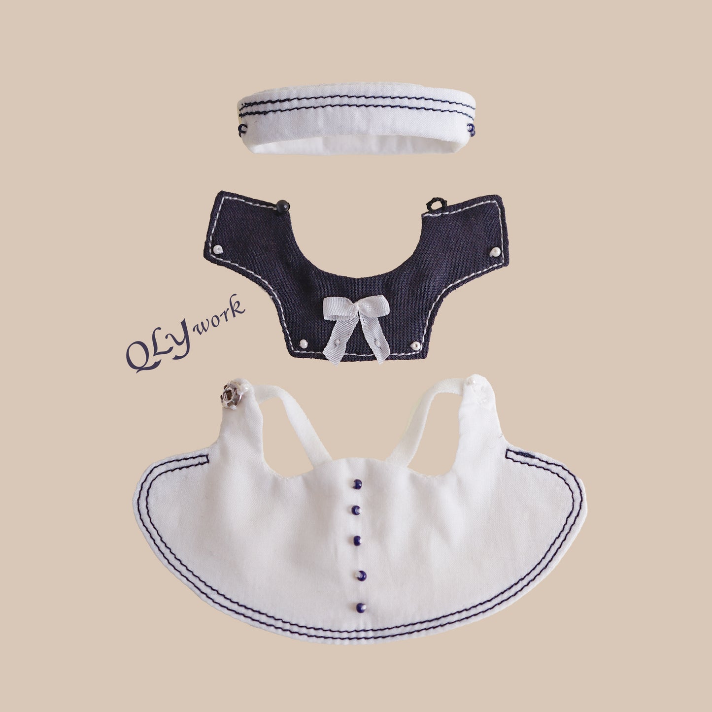 【QLYwork】Cute little clothes for Lamb&Rabbit-【Sailor】(instock)