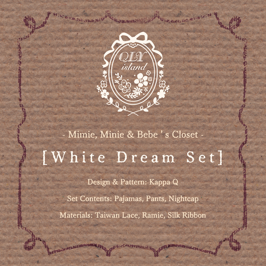 【QLYwork】Bebe's Closet ~White Dream Dress Set(instock)