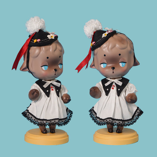 【QLYwork】Cute little clothes for Lamb&Rabbit【Brown Sugar Milk Crisp】(pre-order)