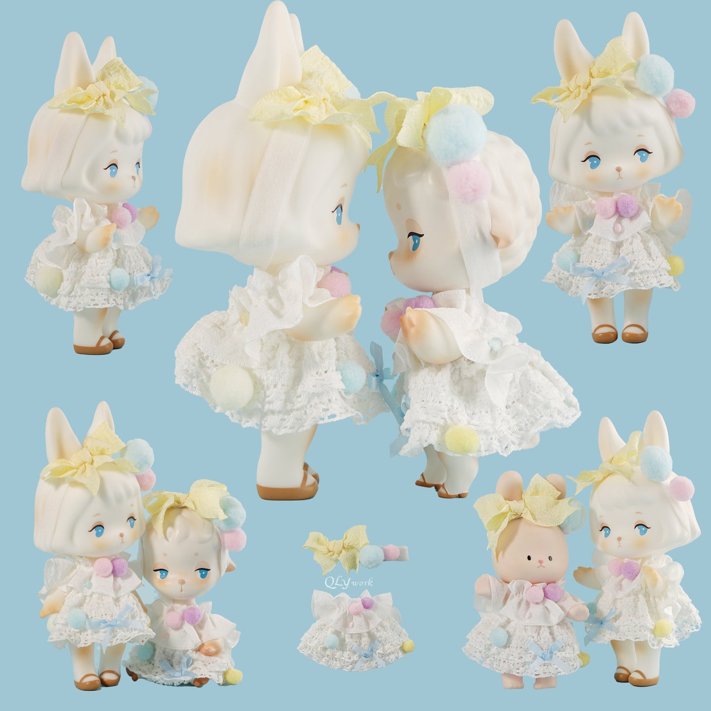 【QLYwork】Cute little clothes for Rabbit&Lamb-【Ice-cream Balls】(instock)