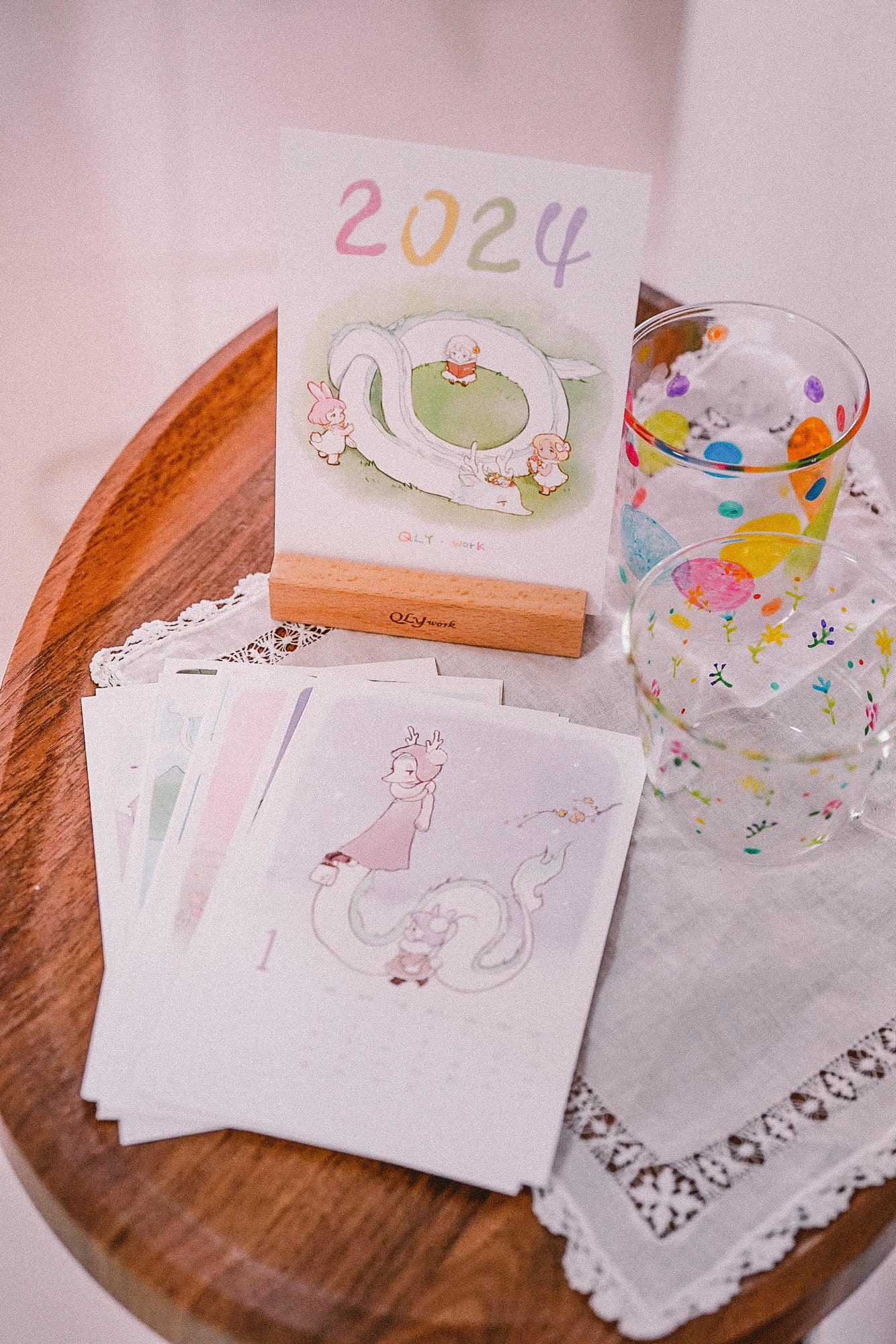 【QLYwork】Desk Calendar 2024(instock)