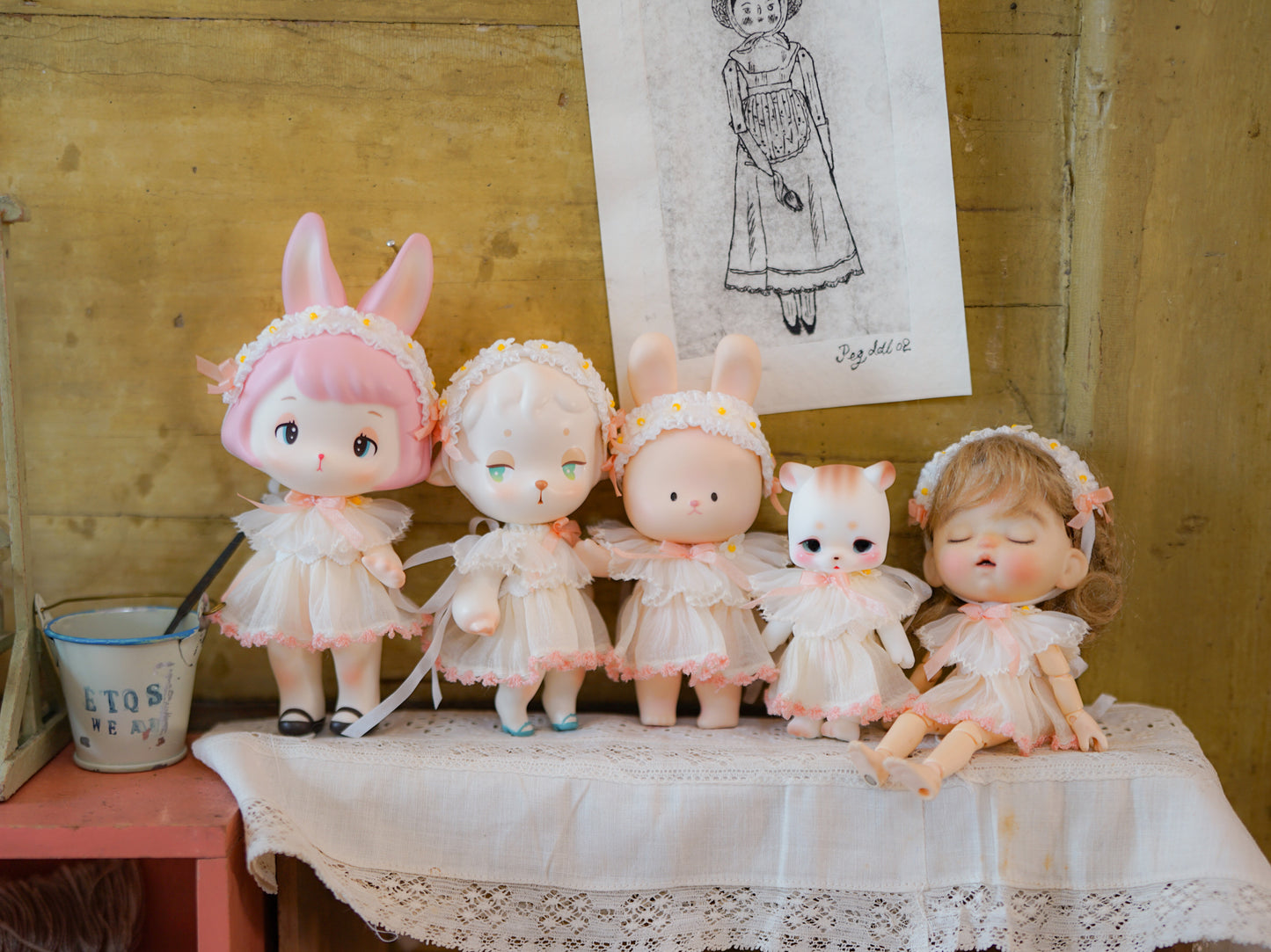 【QLYwork】Cute little clothes for Lamb&Rabbit【Late Summer Morning】(pre-order)