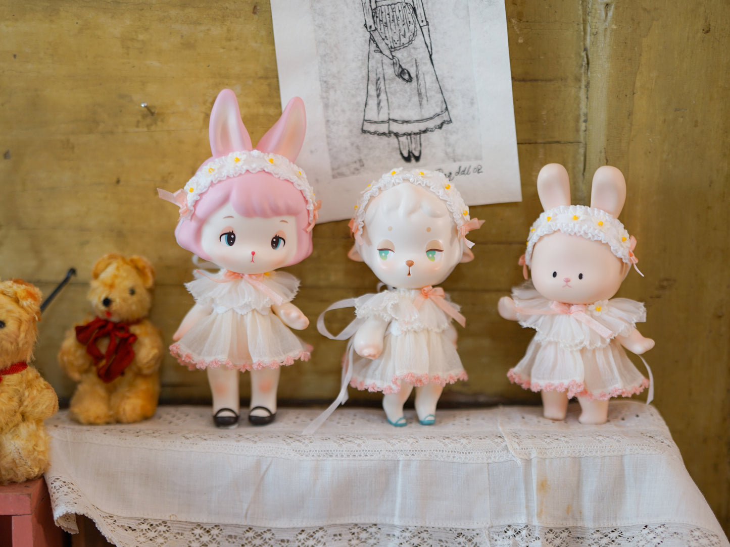 【QLYwork】Cute little clothes for Lamb&Rabbit【Late Summer Morning】(pre-order)