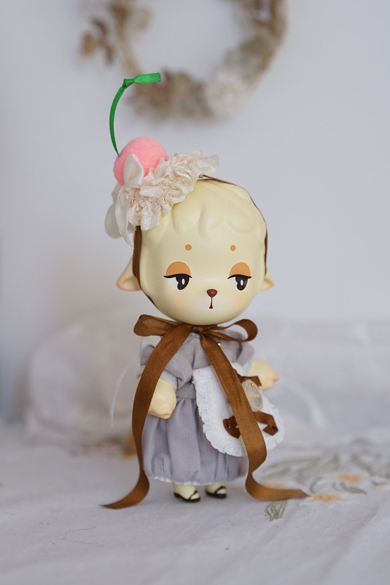 【QLYwork】Cute little clothes for Lamb-【Cherry Pudding】(instock)