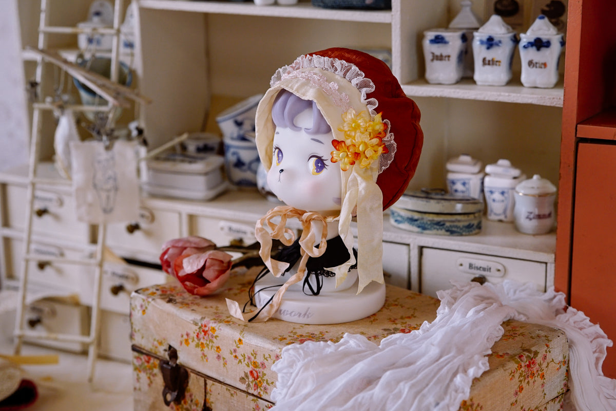 【QLYwork】Retro Bear Hat Stand (Blythe-size)(pre-order)