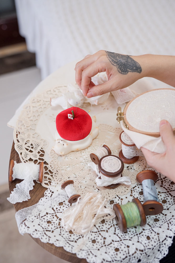 【QLYwork】Apple Bear Pincushion(instock)
