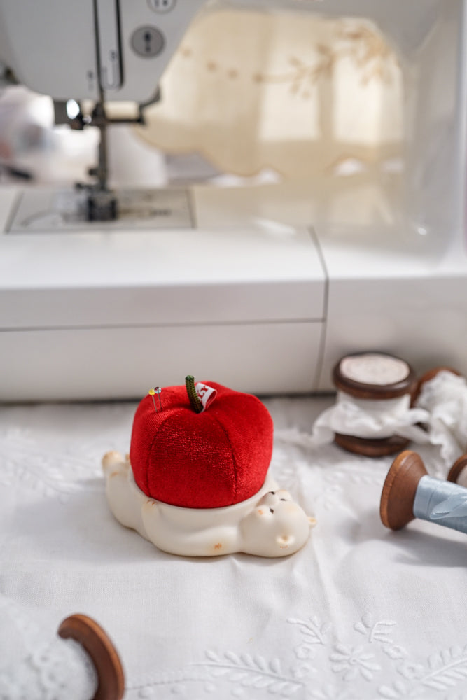 【QLYwork】Apple Bear Pincushion(instock)
