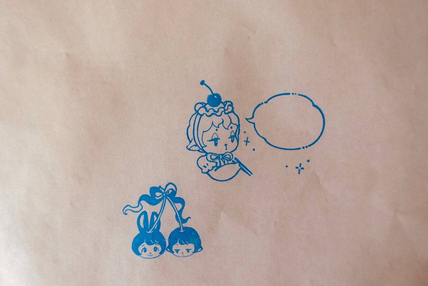 【QLYwork】Wooden stamps of the QLY' Little Lamb &Rabbit(instock)