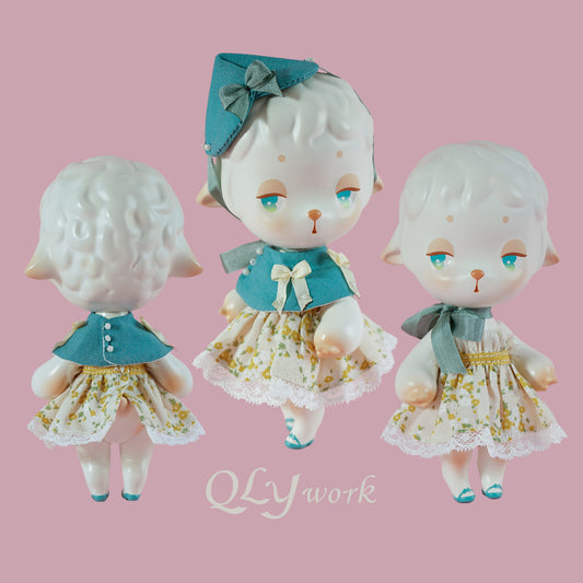 【QLYwork】Cute little clothes for Lamb-【Sprout Dress Set】(instock)