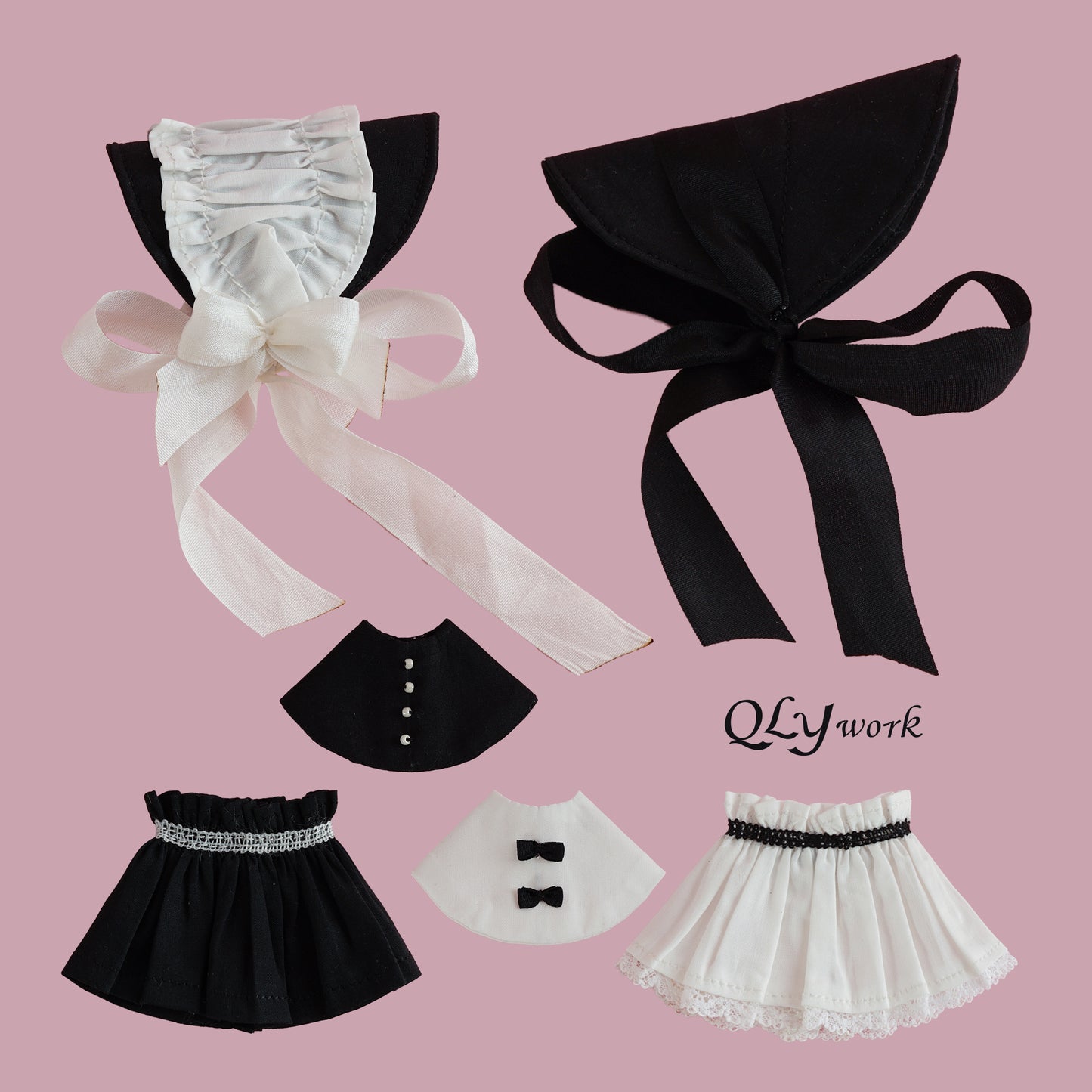 【QLYwork】ラム用のかわいい服-【ブルーセット】(在庫あり)