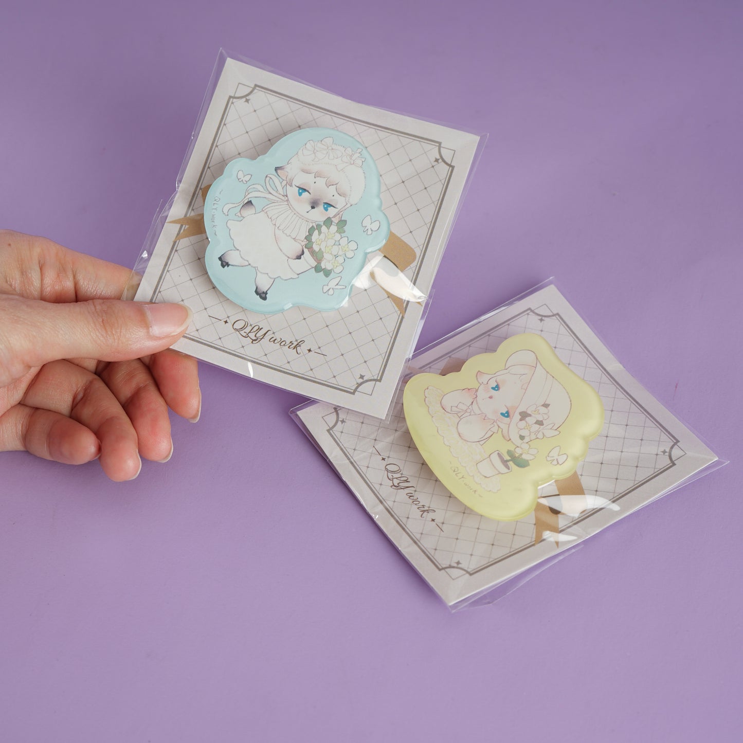 【QLYwork】램 배지-【시간 여행】(instock)