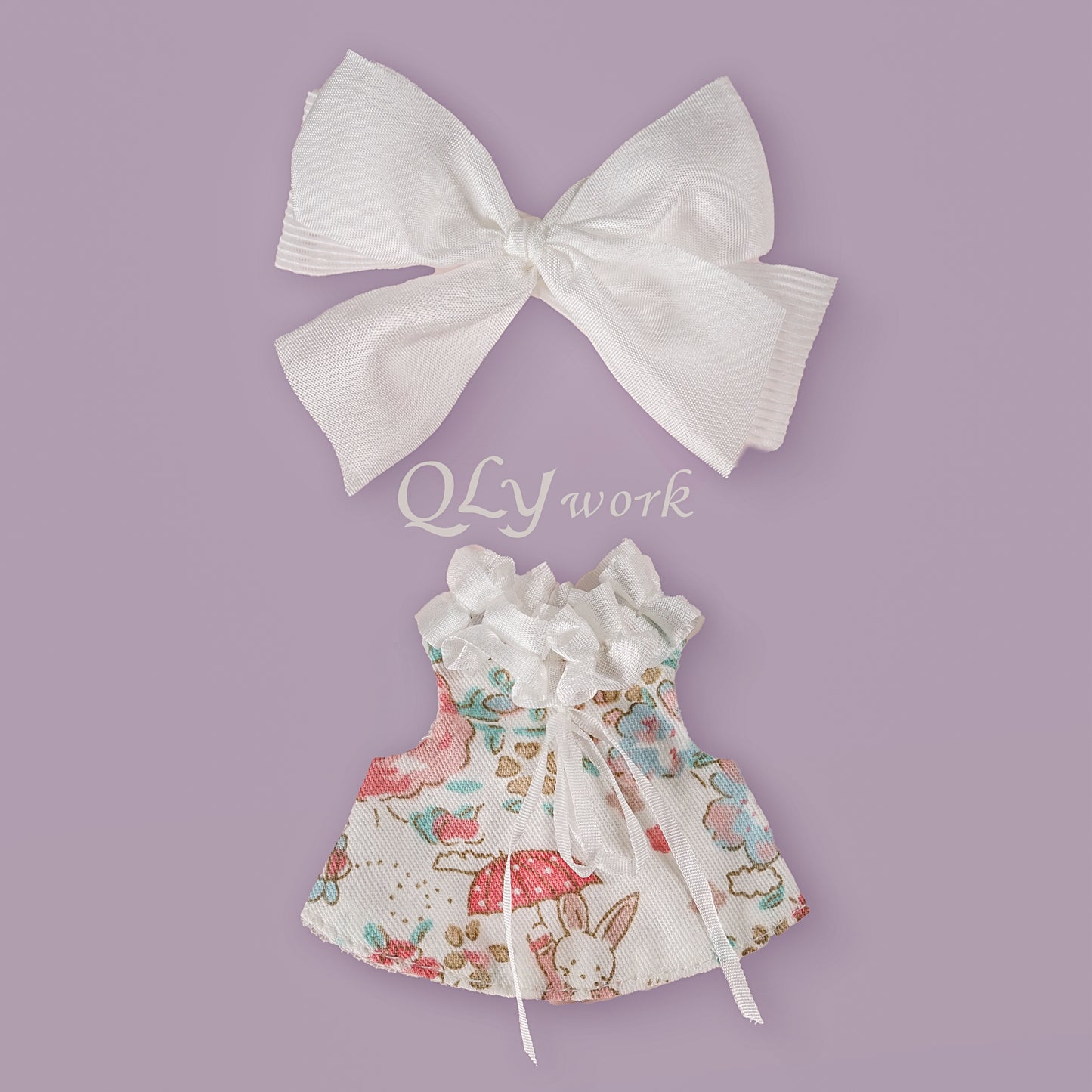 【QLYwork】ラム用のかわいい服-【花柄セット】(予約)