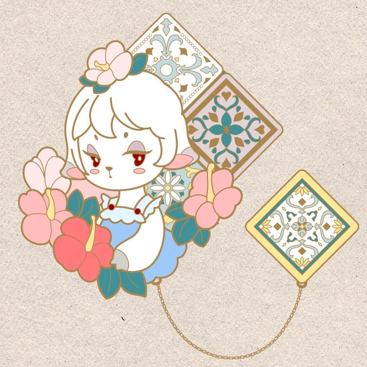 【QLYwork】램 뱃지-【스타와 부케】(재고 있음)