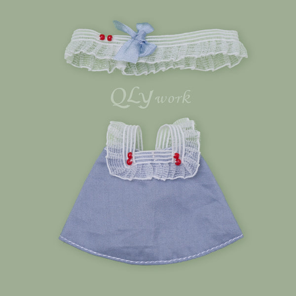 【QLYwork】Cute little clothes for Lamb-【sky cherry set】（instock）