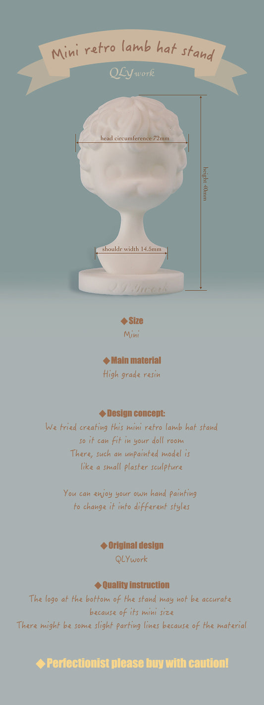 【QLYwork】Miniature retro hat stand(sold out)