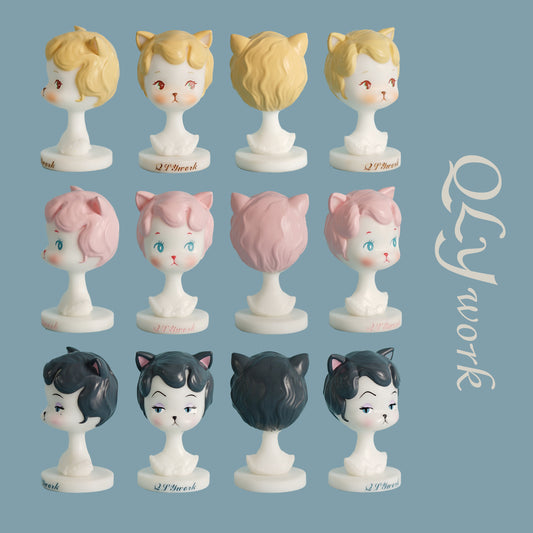 【QLYwork】Miniature retro cat hat stand(sold out)