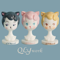 【QLYwork】Miniature retro cat hat stand（sold out）