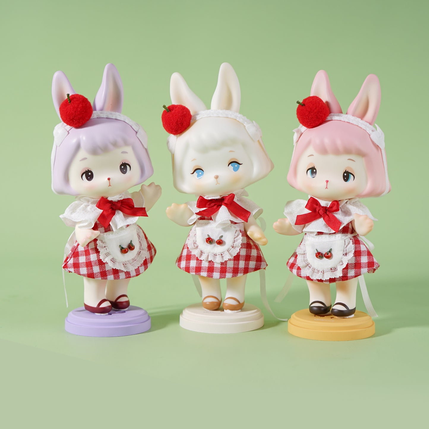 【QLYwork】Cute little clothes for Lamb and Rabbit【Apple Candy Dress Set】