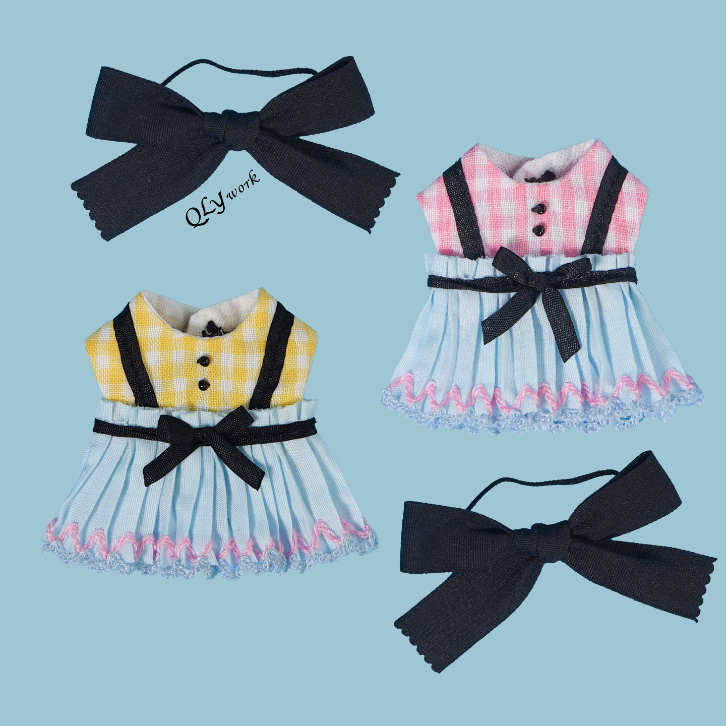【QLYwork】Cute little clothes for Rabbit-【Lemon&Strawberry Candy】（pre-order）