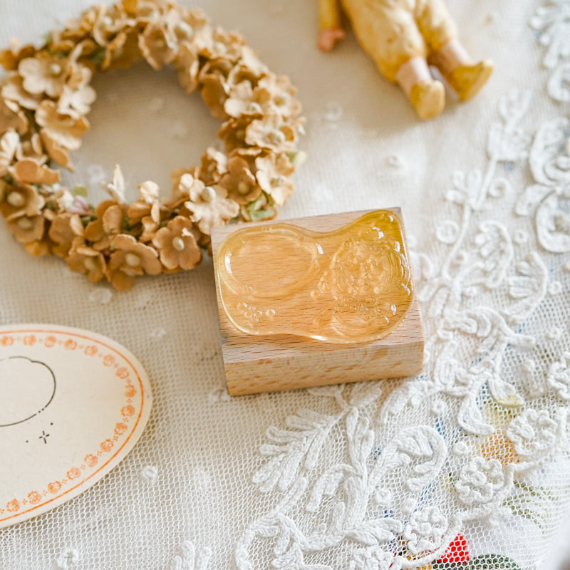 【QLYwork】Wooden stamps of the QLY' Little Lamb &Rabbit（instock）