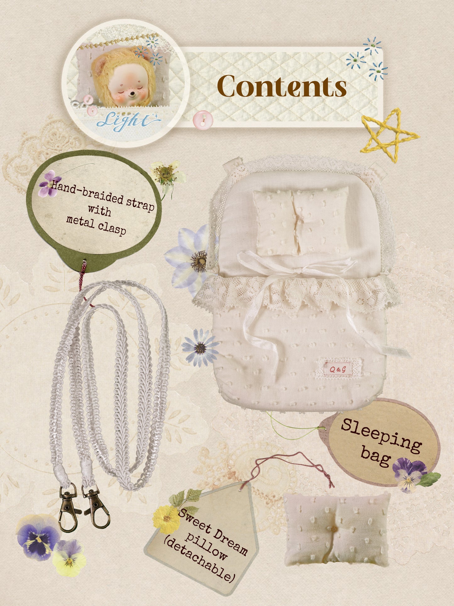 Light‘s Sweet Dream Sleeping Bag（instock）