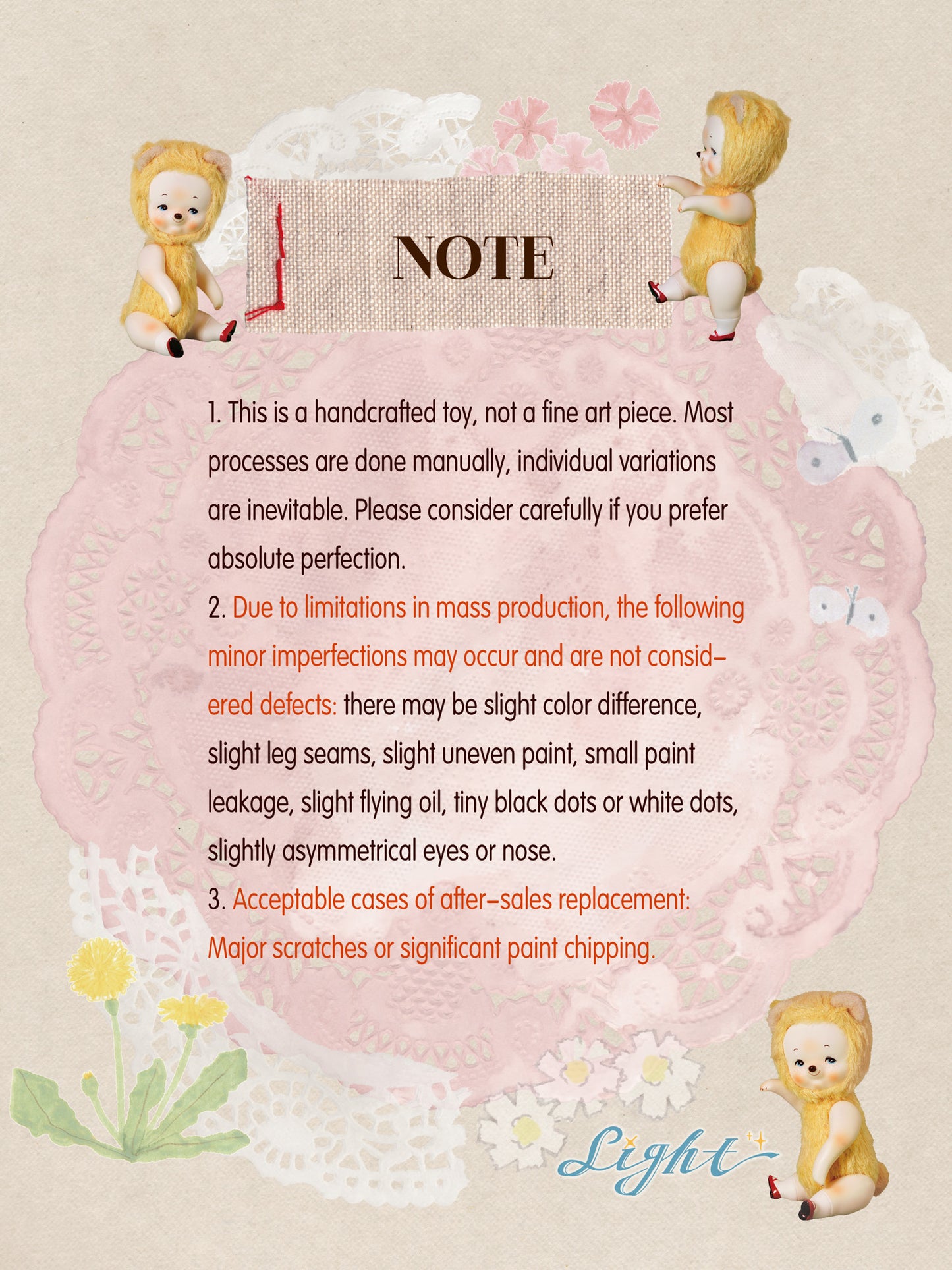 Light【Chapter 1 Flower and Little Bear 】(instock）