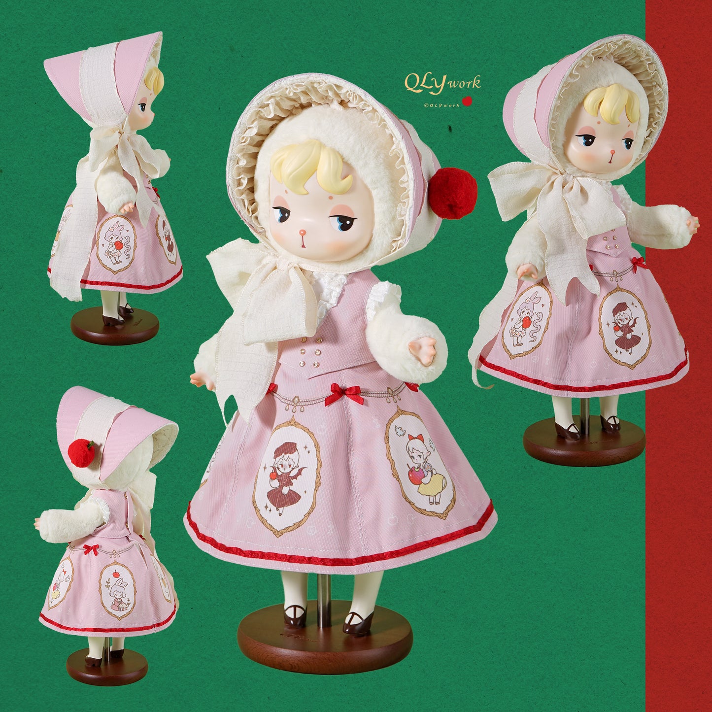 【QLYwork】Cute little clothes for Mimie&Minie【Story of Apple】（pre-order）