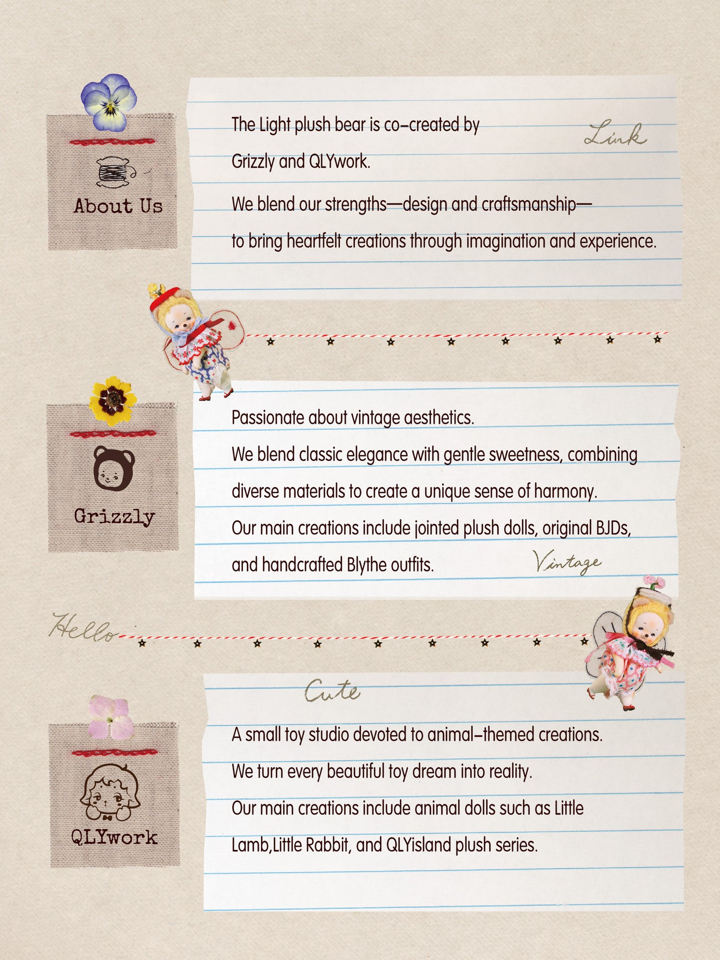 Light【Chapter 1 Flower and Little Bear 】(instock）