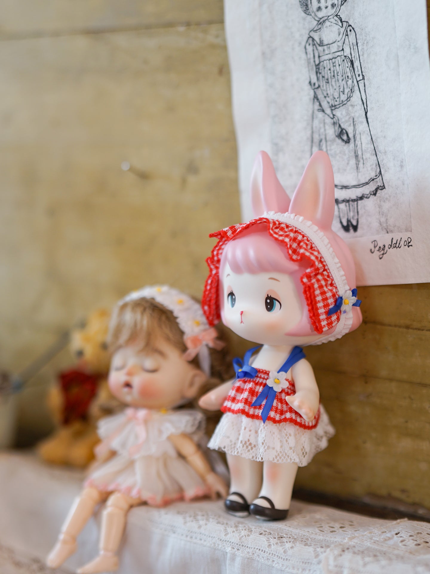 【QLYwork】Cute little clothes for Lamb&Rabbit【Cranberry Letter】（instock)