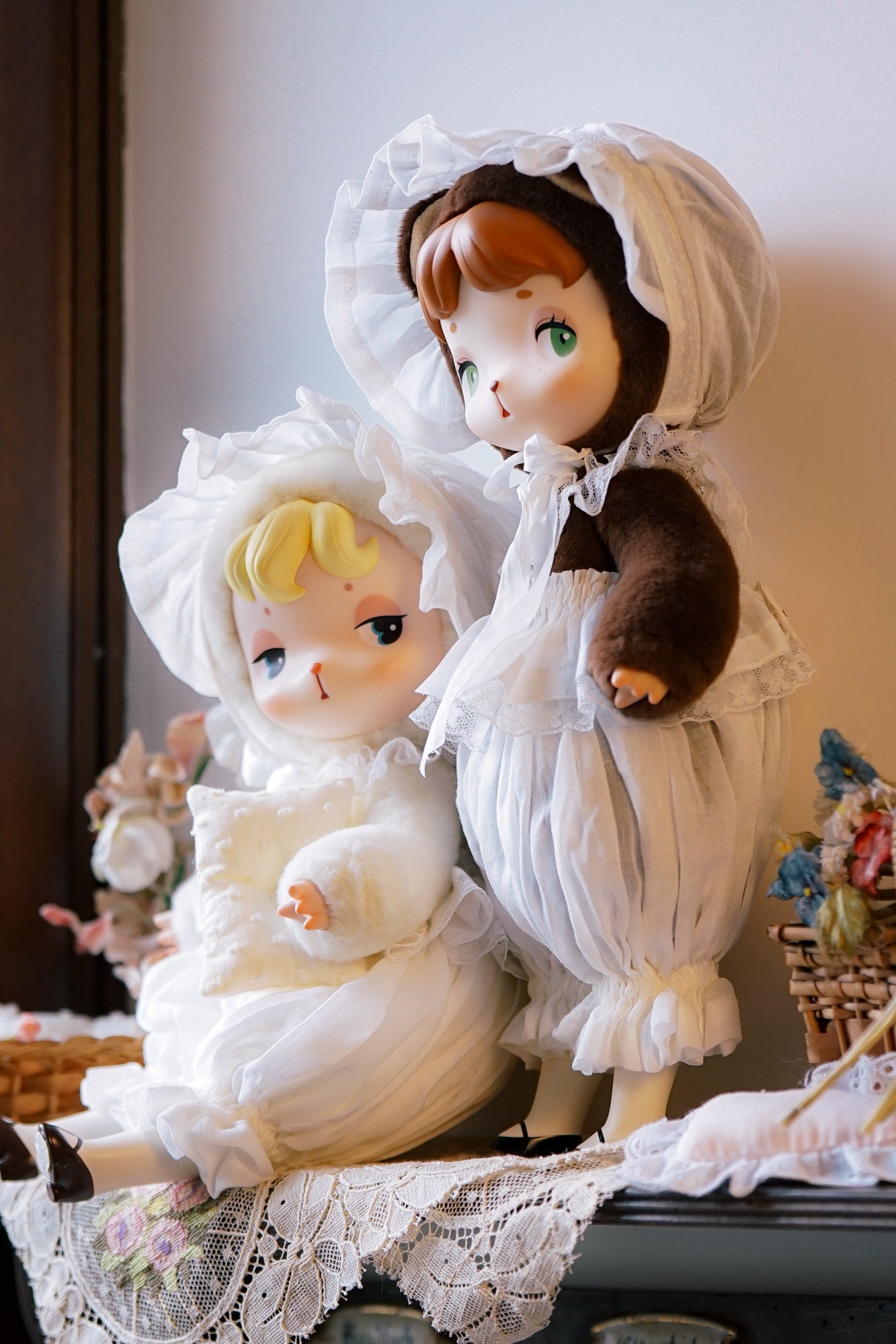 white closet dress QLYwork】Bebe's Closet ~White Dream Dress Set(instock)