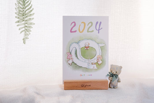 【QLYwork】Desk Calendar 2024（instock）