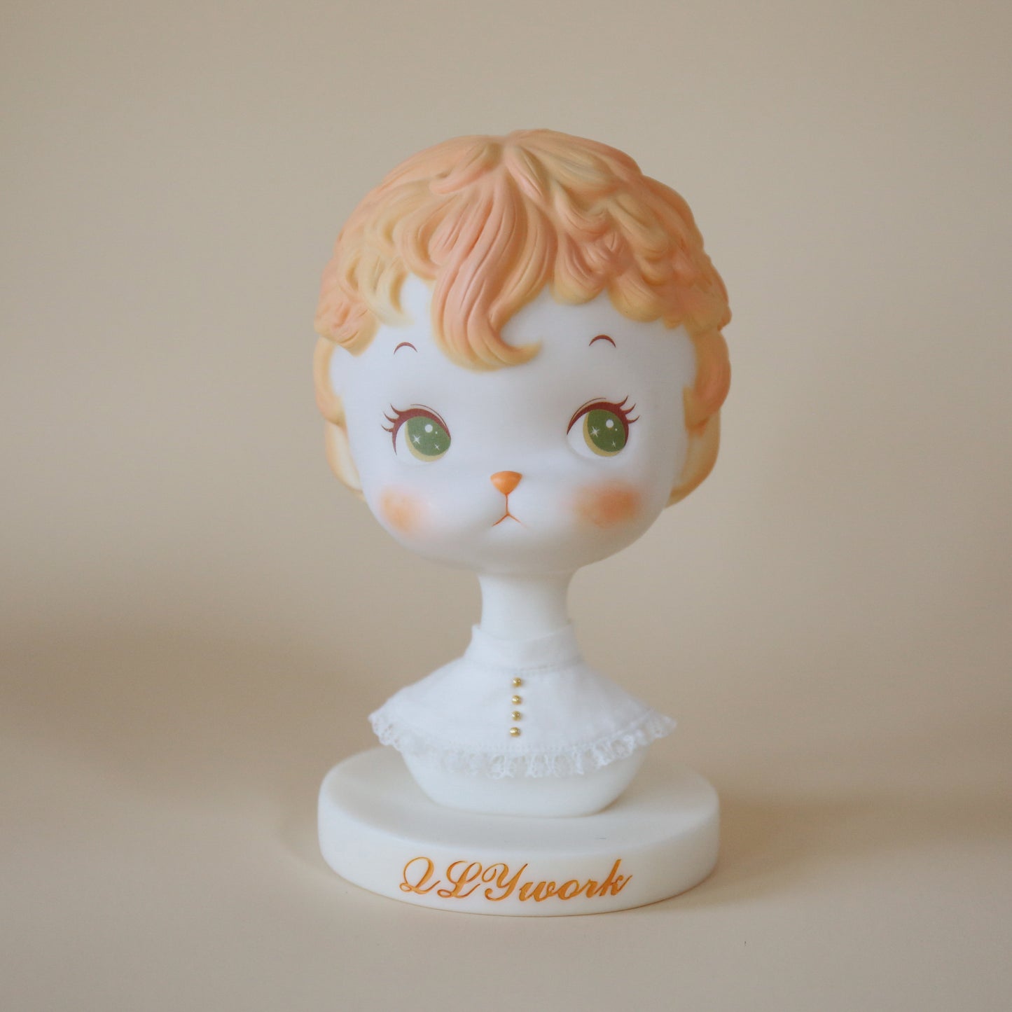 【QLYwork】The Retro Lamb Hat Stand-orange hair【sold out】