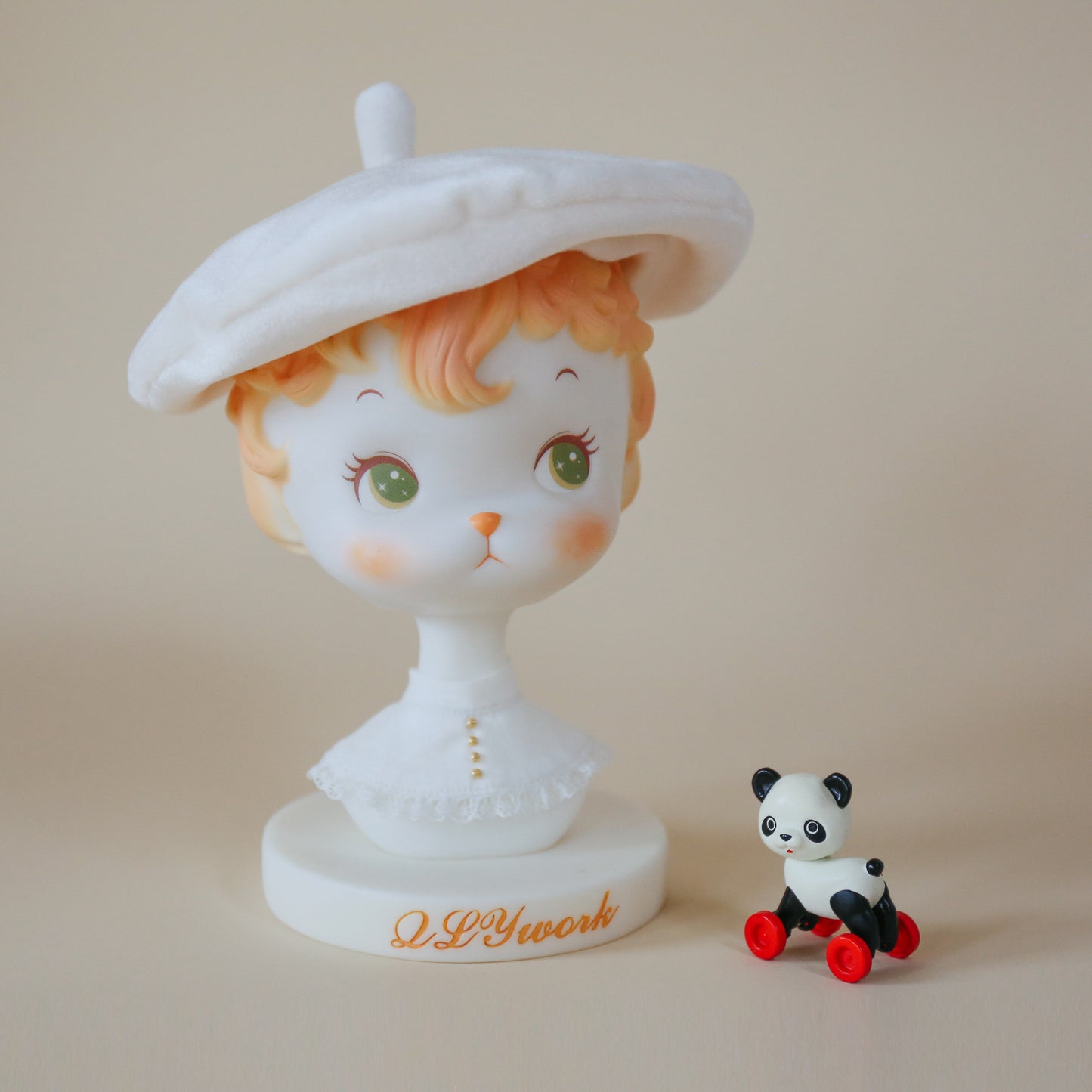 【QLYwork】The Retro Lamb Hat Stand-orange hair【sold out】