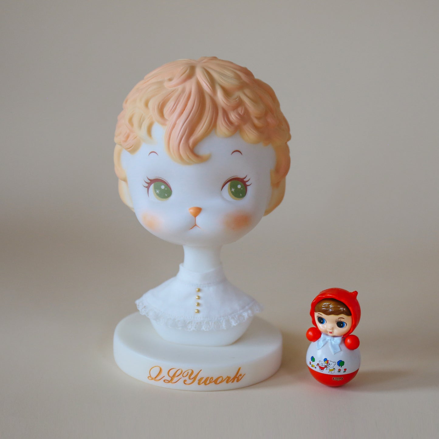 【QLYwork】The Retro Lamb Hat Stand-orange hair【sold out】