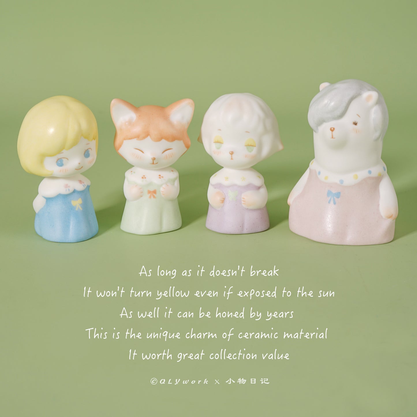 【QLYwork】QLYhome ceramics dolls【Good Friends】（instock）