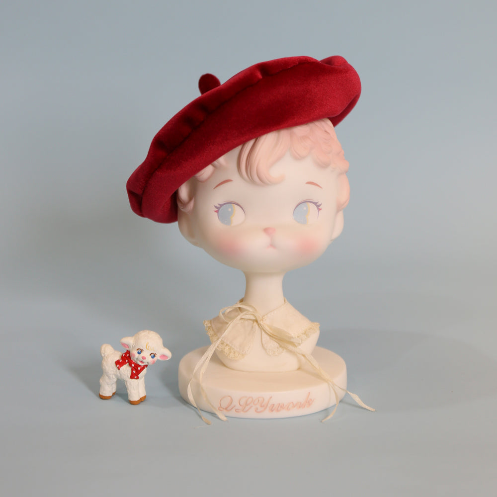 【QLYwork】The Retro Lamb Hat Stand-pink hair【sold out】