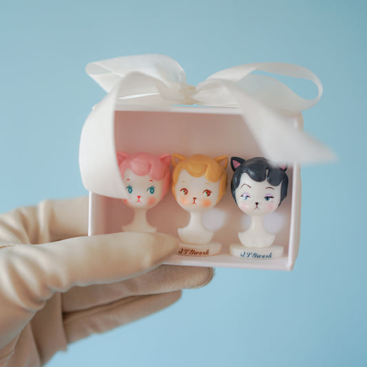 【QLYwork】Miniature retro cat hat stand（sold out）